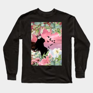 Breathe in freedom - meditation Long Sleeve T-Shirt